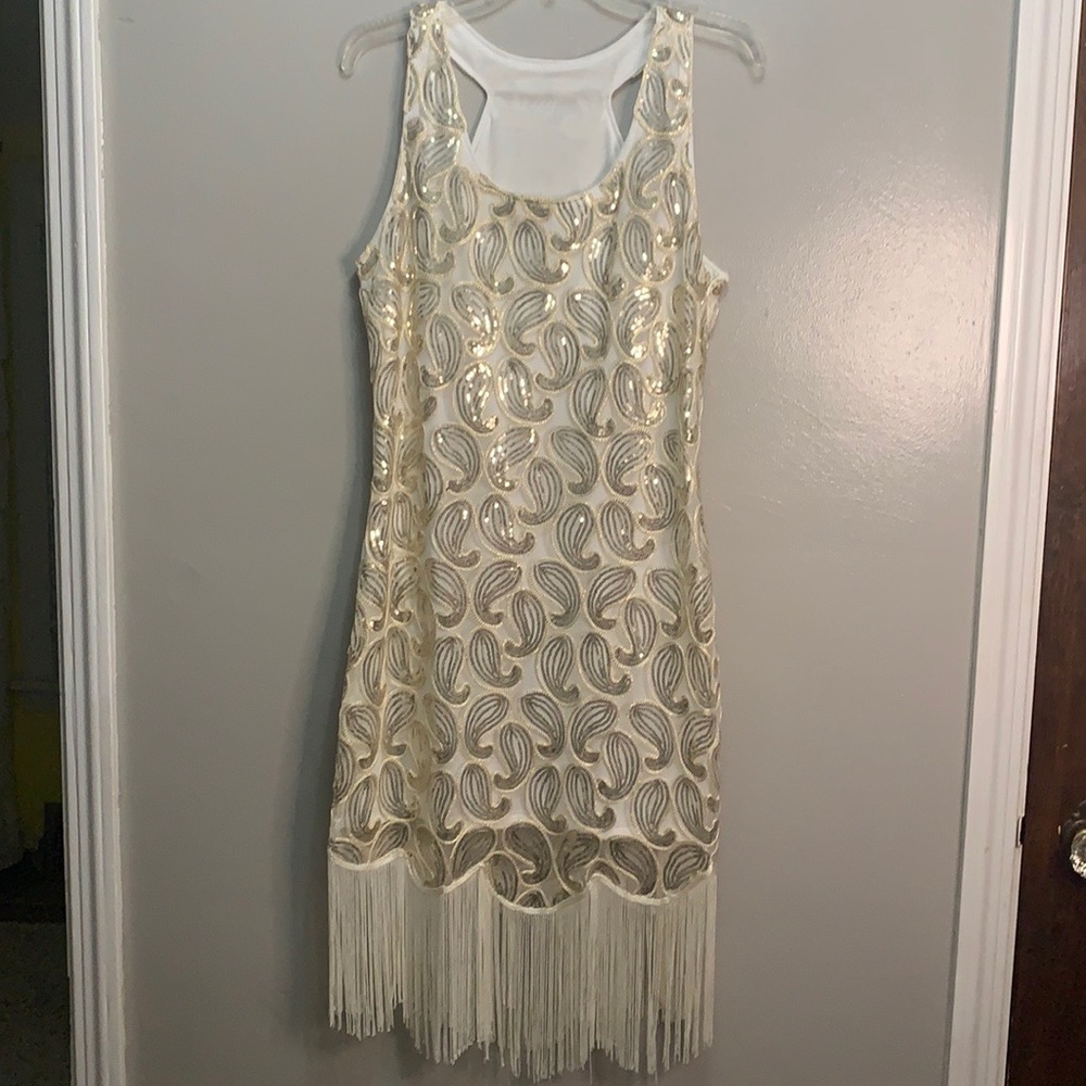 Flapper style dress NWOT size large